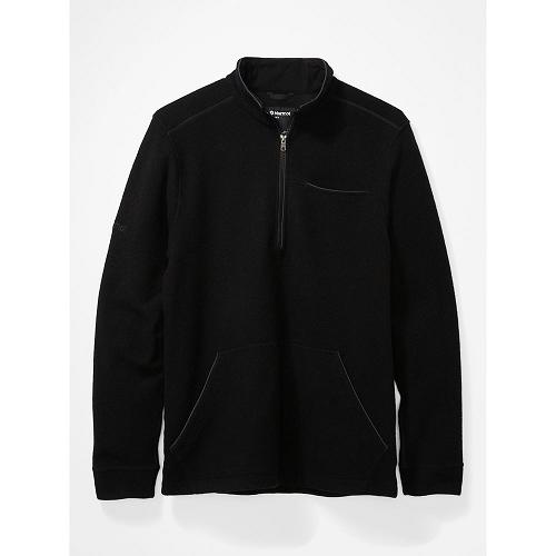 Marmot Fleece Black NZ - Ryerson Jackets Mens NZ4631208